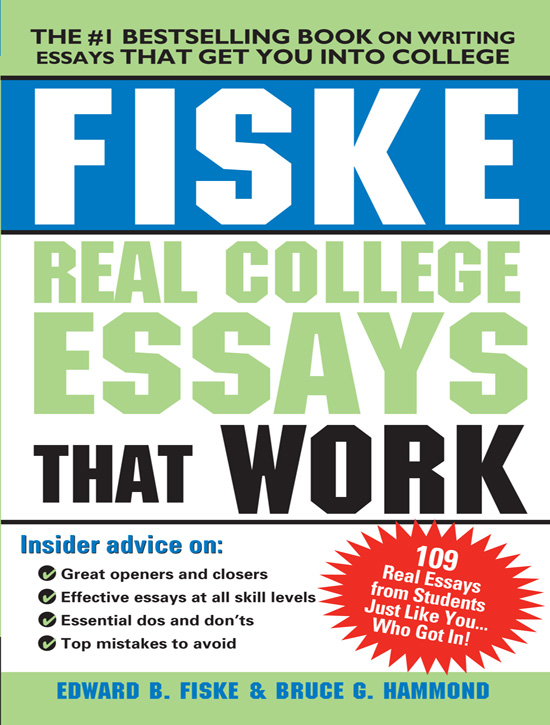 Title details for Fiske Real College Essays That Work by Edward Fiske - Available